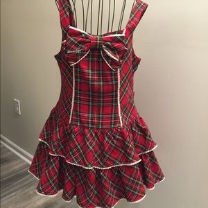 Angelic Pretty Tartan Jumper Skirt Lolita Dress.